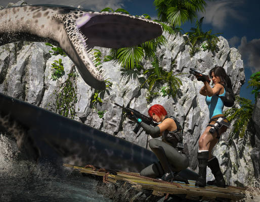 Dino Crisis / Tomb Raider: Danger Noodle