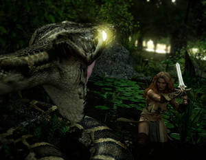 Krystaverse: Swamp Snake Fight