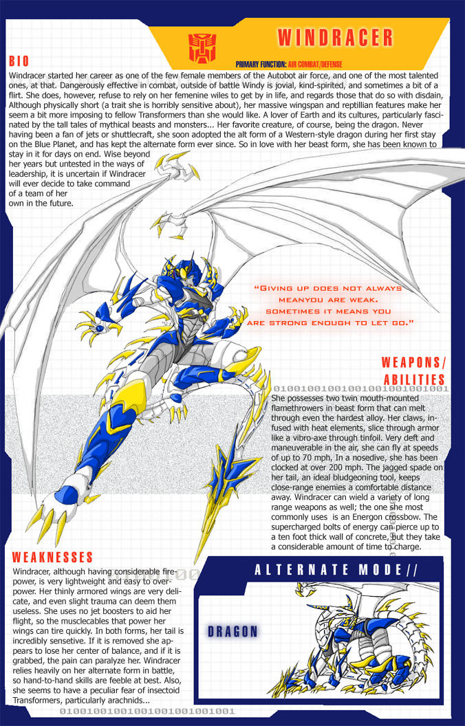 MTMTE Entry - Windracer by Autobot-Windracer on DeviantArt