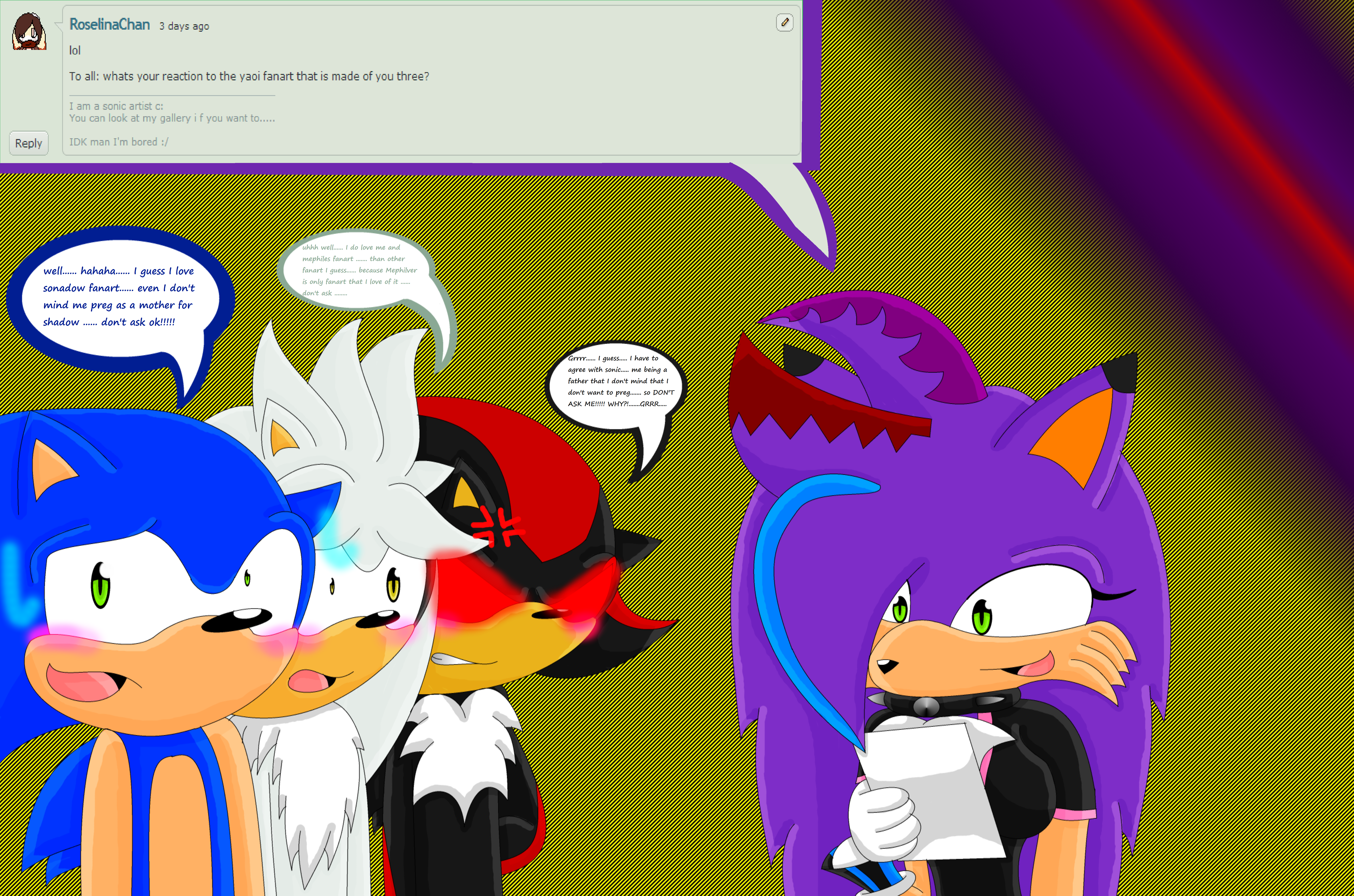 questi sono sonic shadow e silver - Sonic shadow e silver