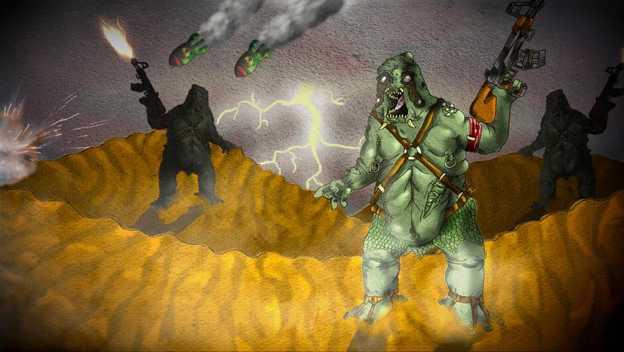 Alien attack by mrFrikiPaint on DeviantArt