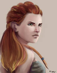 Aloy Fan Art - Horizon Zero Dawn