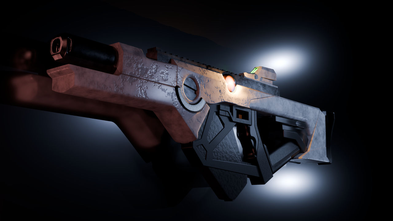 Fantasy Rifles Deviantart Fantasy Scifi rifle by Waruha on DeviantArt