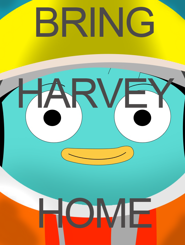 Harvey Martian (The Martian Parody Poster)