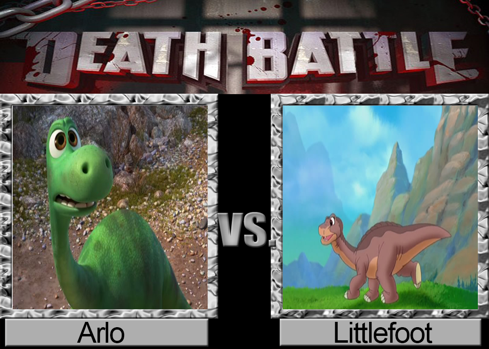 death battle Arlo Vs Littlefoot by wildstar27 on DeviantArt