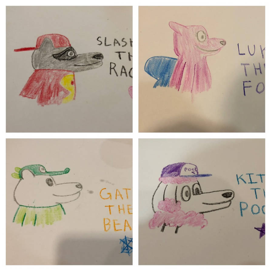 Character Collage by wildstar27 on DeviantArt