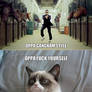 Oppa grumpy cat style