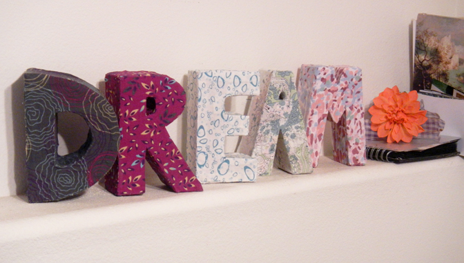 3D Fabric Letters Tutorial
