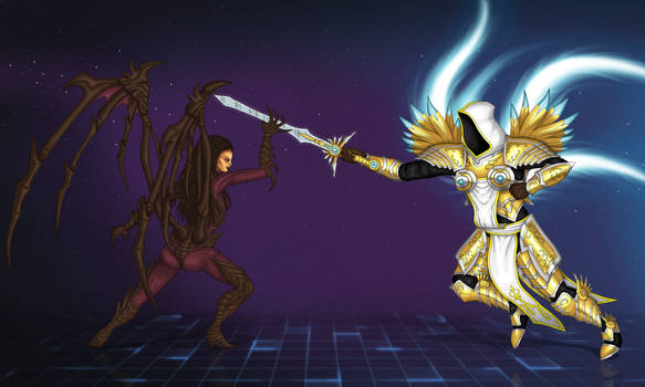 HOTS - Kerrigan vs Tyrael