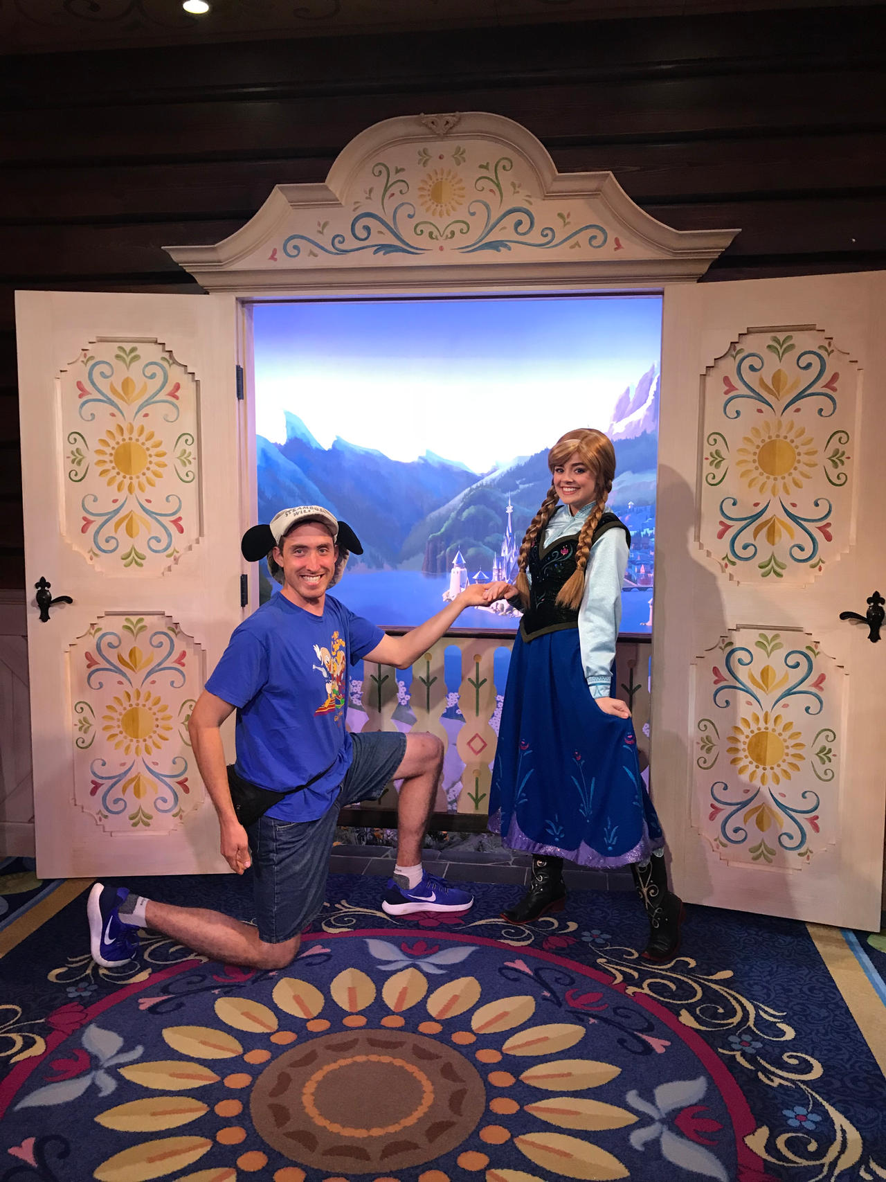 Kneeling to Princess Anna by jonstallion on DeviantArt