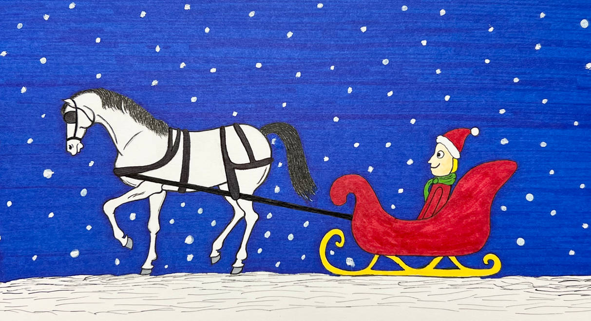 Sleigh Ride In The Snow by jonstallion on DeviantArt