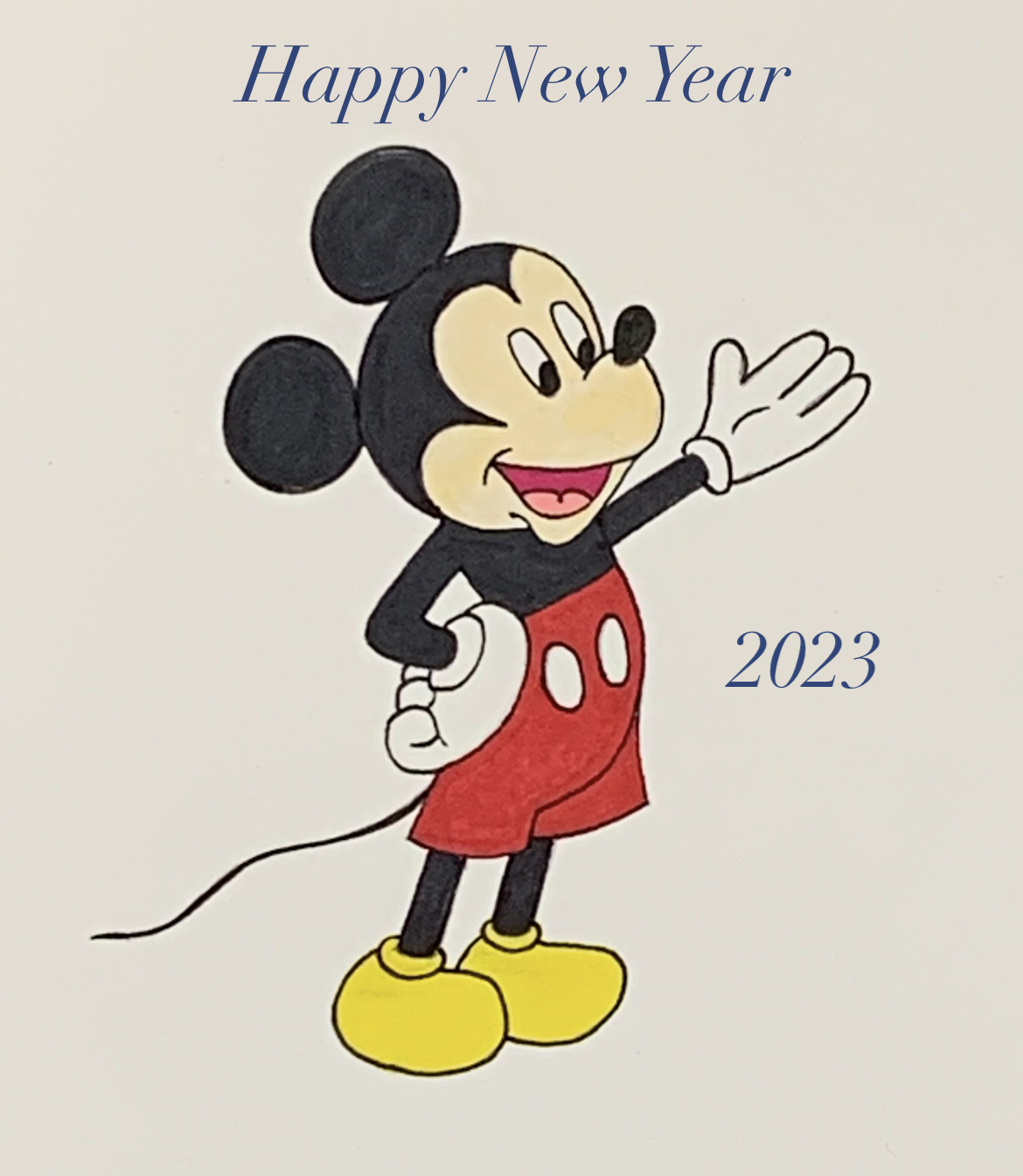Happy Year from Mickey Mouse by jonstallion on DeviantArt