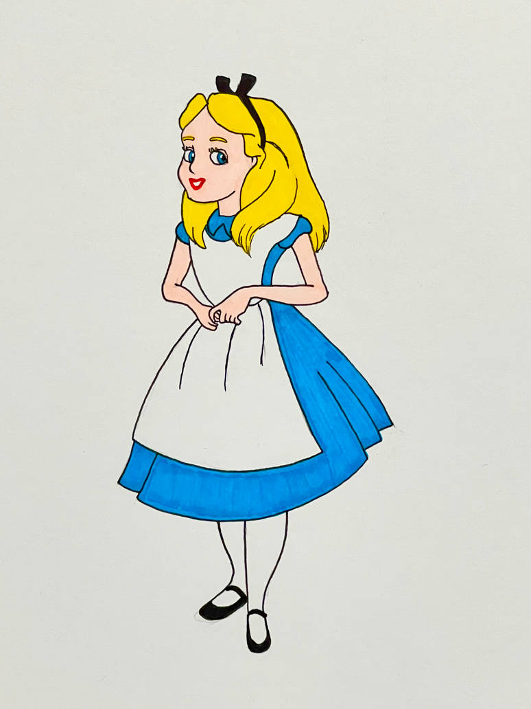 Alice Draw Ard My Drawing Of Alice by jonstallion on DeviantArt