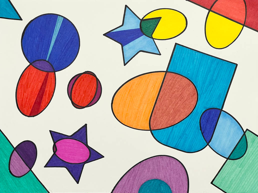 Shapes And Colors Combine by jonstallion on DeviantArt