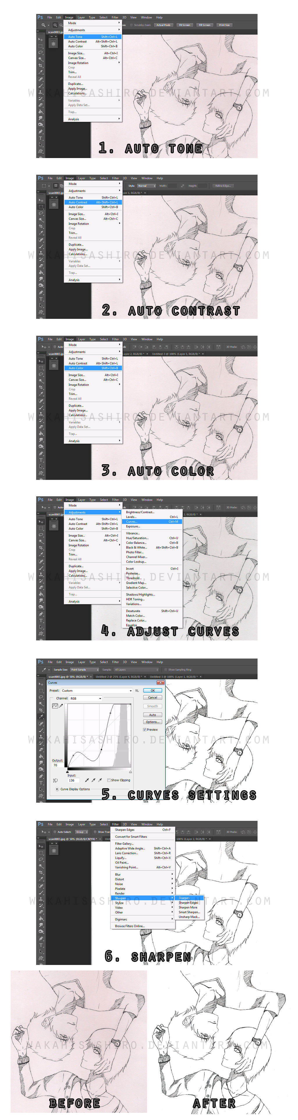 Basic Editing for Scanned Illustrations