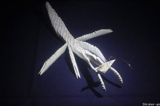 3D origami mantis