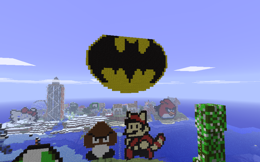 Bat Signal Minecraft ect