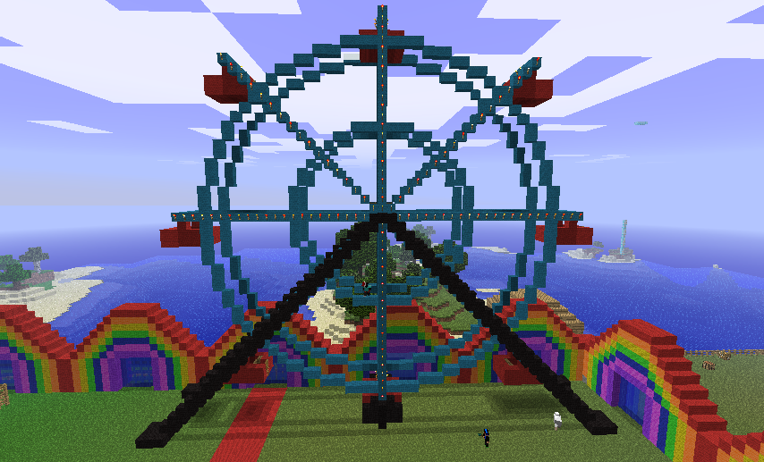 Ferris Wheel Minecraft By 7serenee On Deviantart Ferris Wheel Minecraft By 7serenee On Deviantart