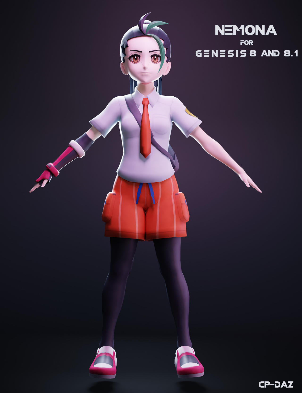 Nemona R64 Nemona For Genesis 8 and 8.1 Female Done by cpdaz on DeviantArt