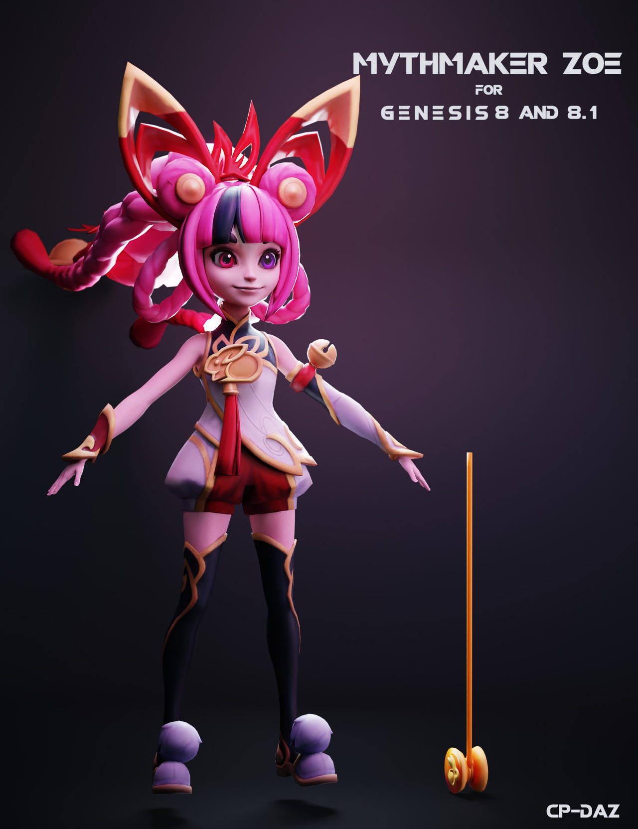 Mythmaker Zoe For Genesis 8 and 8.1 Female Done by cpdaz on DeviantArt