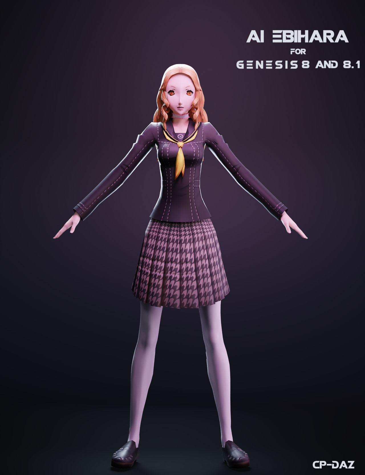 Ai Ebihara For Genesis 8 and 8.1 Female Done by cpdaz on DeviantArt