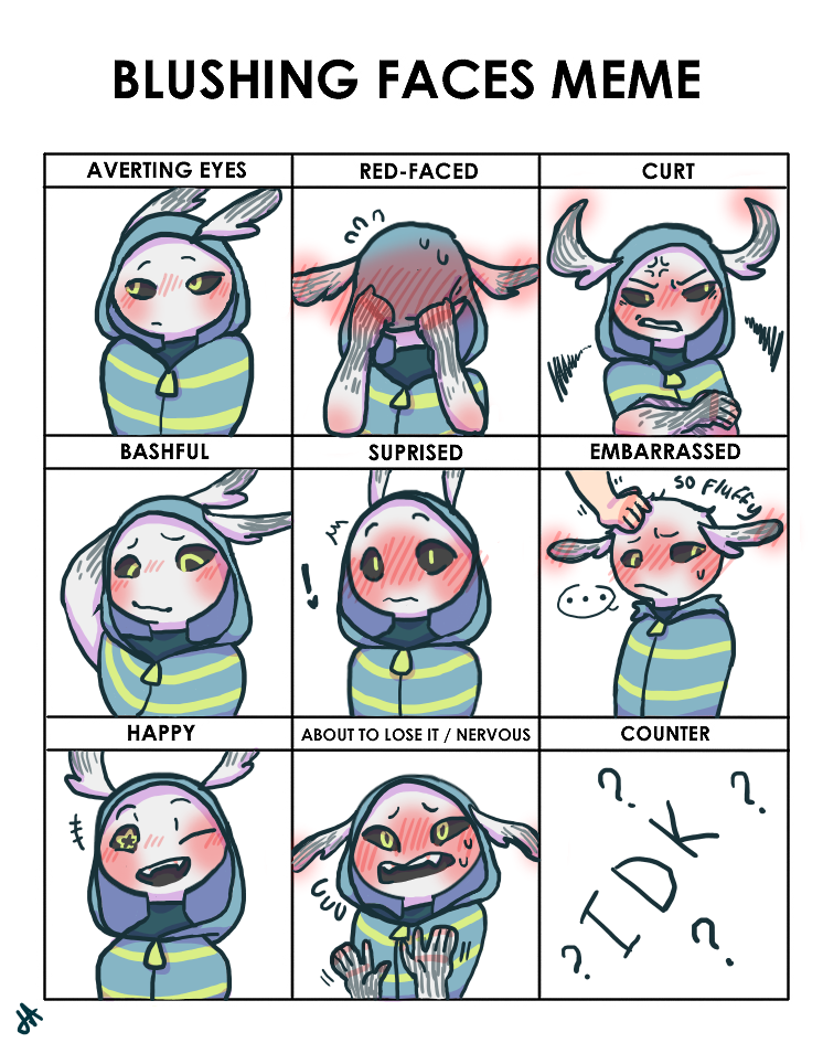 blushing faces meme ft human!sprackle by DitkaSaysHi on DeviantArt