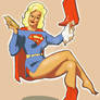 Supergirl Pin Up