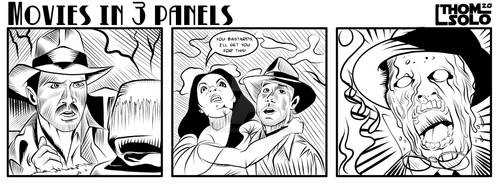 Movies In 3 Panels-Raiders of the lost Ark