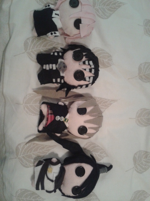 All the soul eater plushies!~