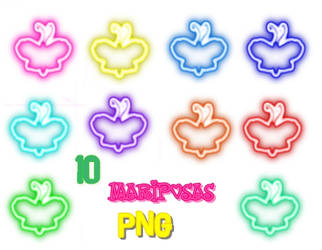 10 Mariposas Png