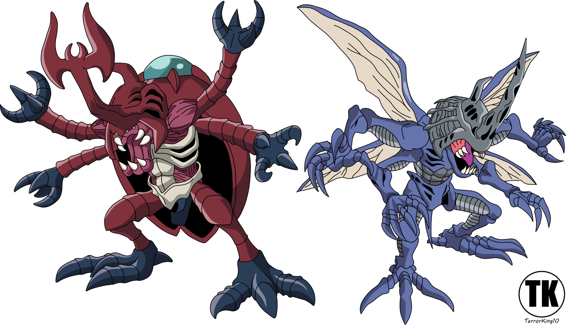 Kabuterimon and Atlurkabuterimon by TerrorKing10 on DeviantArt