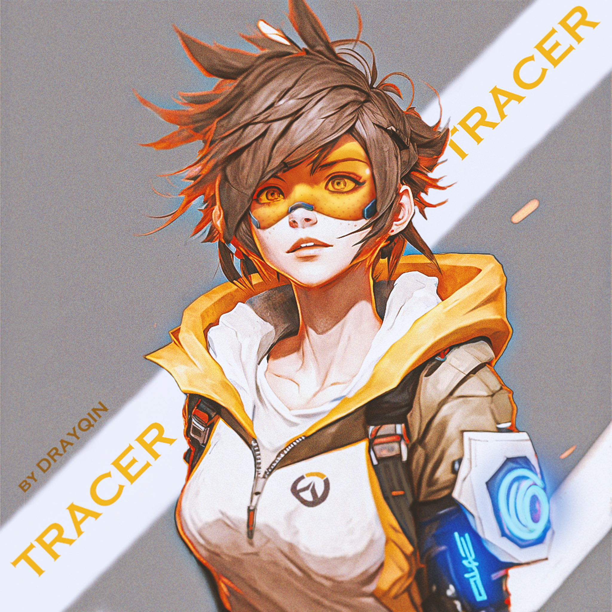 Overwatch - Tracer Wallpaper by MikoyaNx on DeviantArt