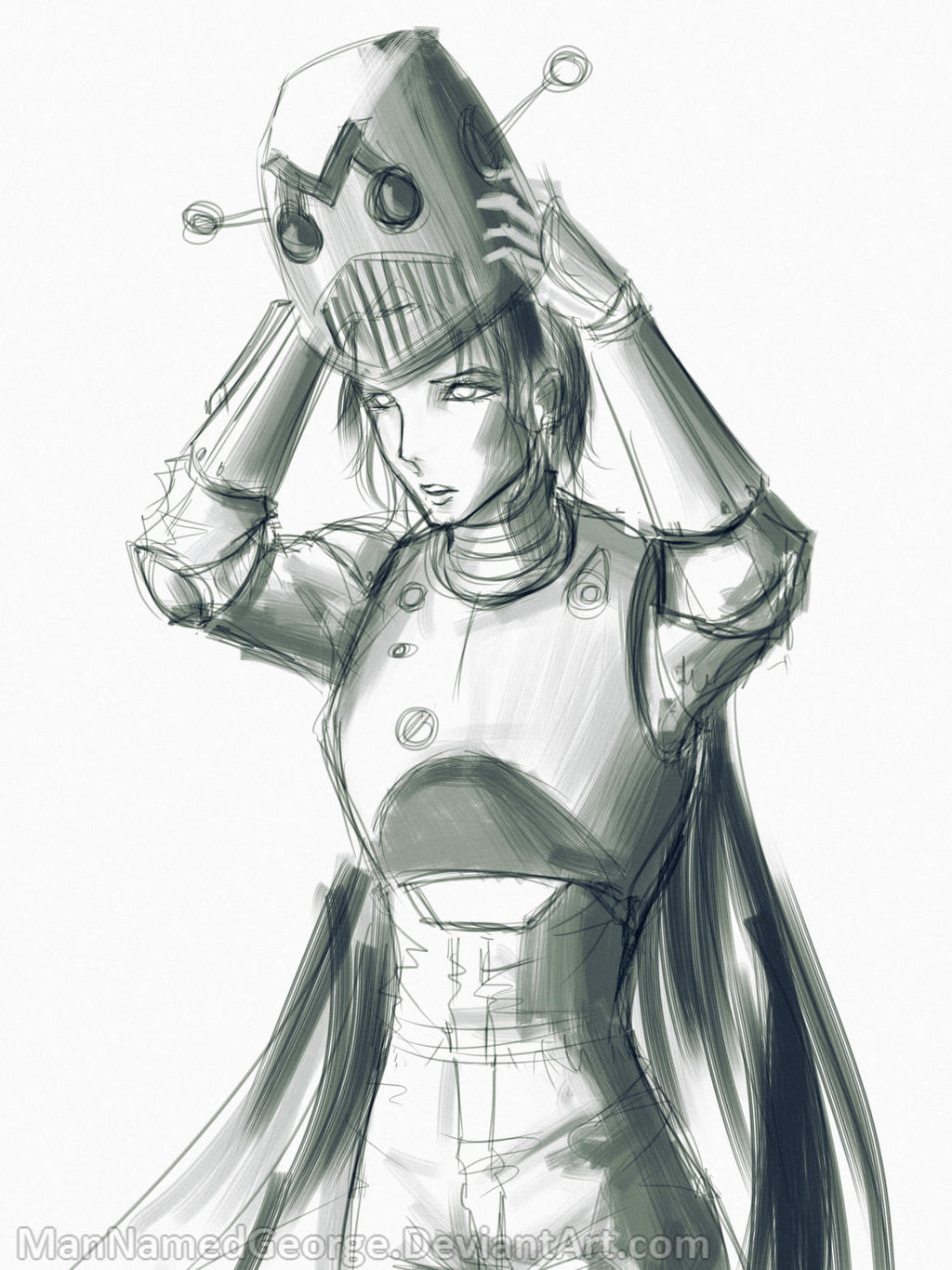 Fallout 4 Mechanist Sketch by CaptainBombastic on DeviantArt