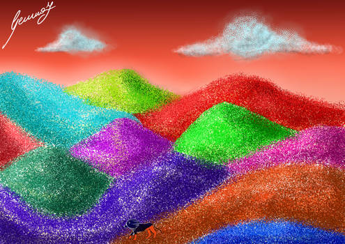 Goab, the Desert of Colors