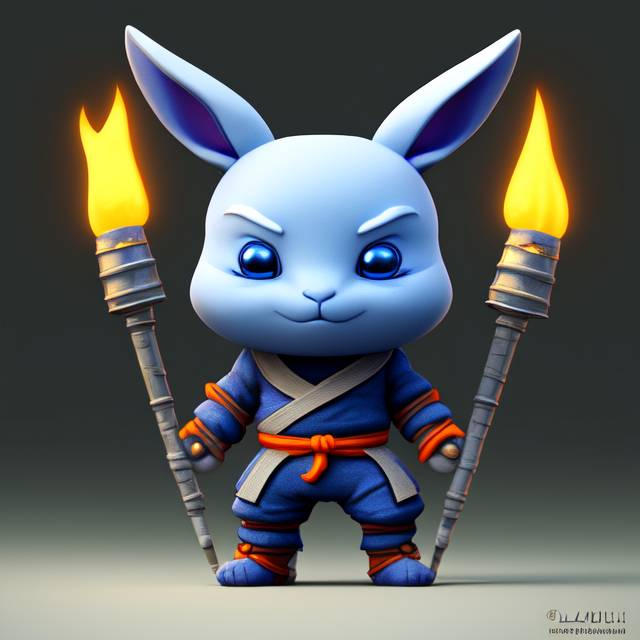 Ai Generated Ninja Rabbit Ninja Rabbit by gazpacho00001 on DeviantArt