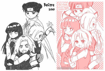 Before and After Naruto Kunoichi