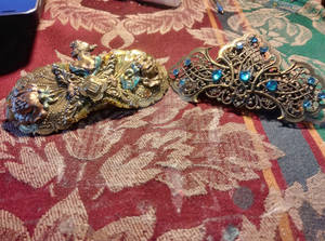 Victorian Layered Findings Barrettes