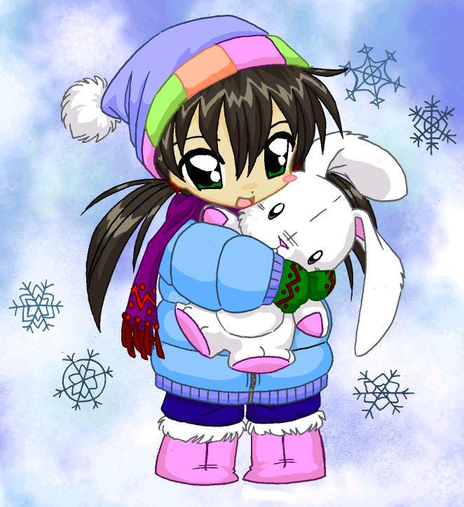 Snow bunny by Ianthe on DeviantArt