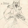 Komamura sketch for Al32ander