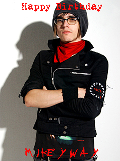 Happy 32nd Birthday Mikey Way