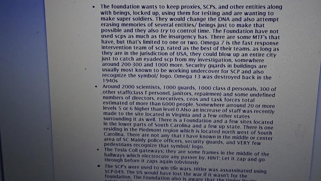 SCP research from 2014 by akatsukisakura001 on DeviantArt