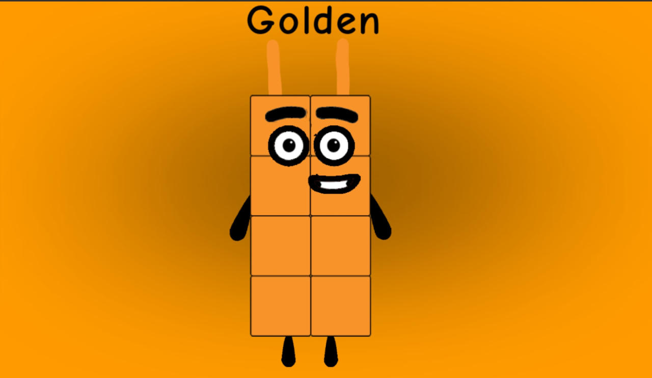 Block Numbers Gold 2 Golden As A Numberblock (Numberblocks style) by SinCity1101 on DeviantArt