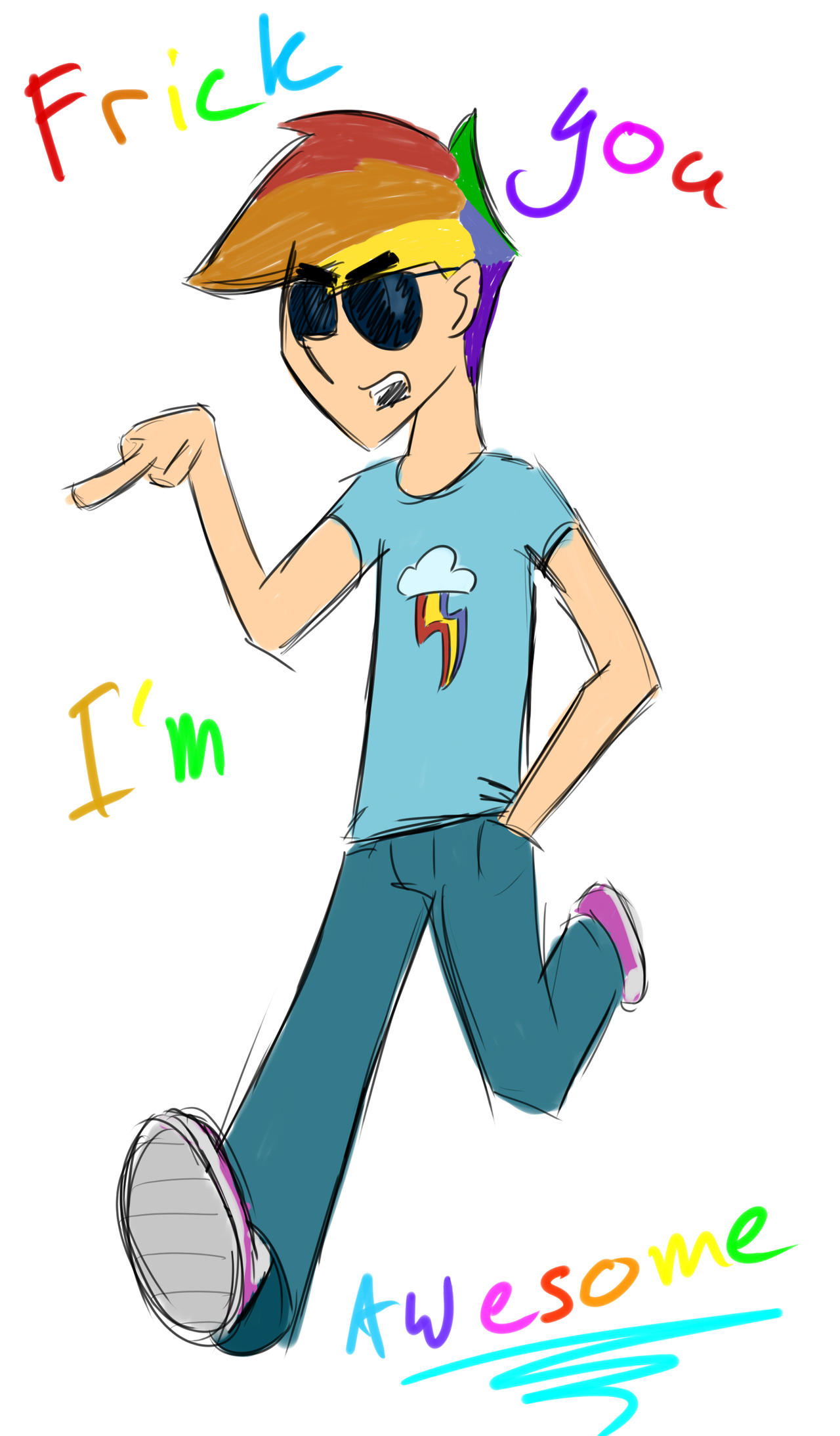 Rainbow Danny by Astrera on DeviantArt