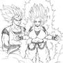 Goku and caulifla