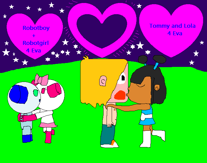 RobotBoy Tommy and Lola Kiss The Girl 