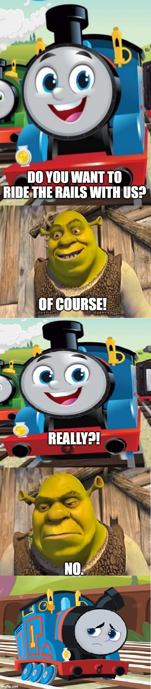 Shrek Donkey Blank Template - Imgflip