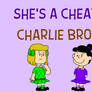 She's a Cheater, Charlie Brown title card