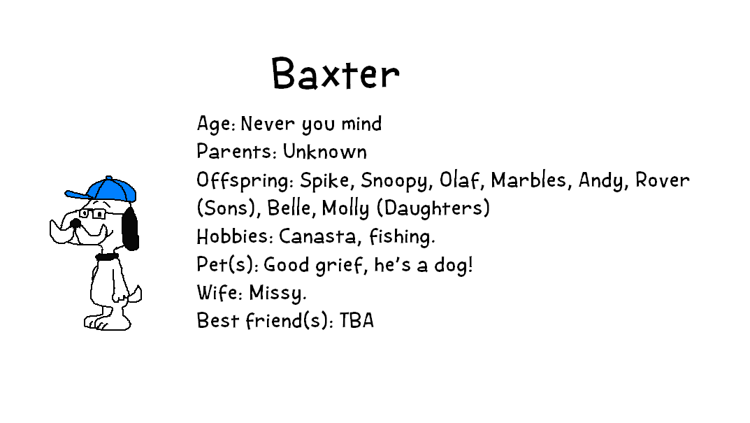 Peanuts TTY Season 1 profiles: Baxter by ArthurEngine on DeviantArt