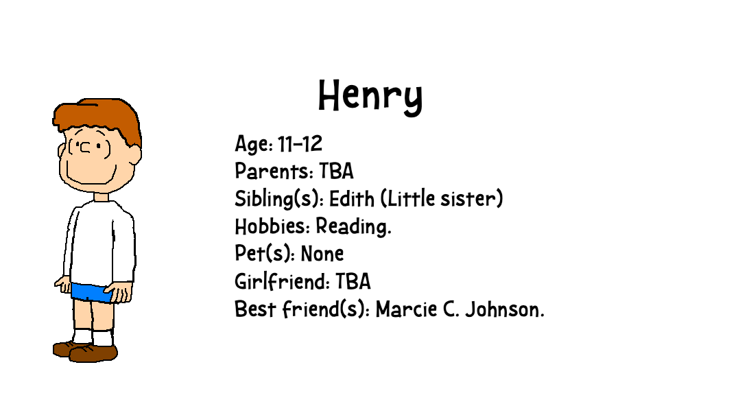 Henry Profile Deviantart Peanuts TTY Season 1 profiles: Henry by ArthurEngine on DeviantArt