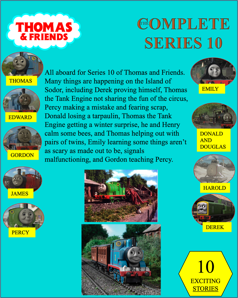 Thomas Series 10 back cover Volume 2 redone by ArthurEngine on DeviantArt